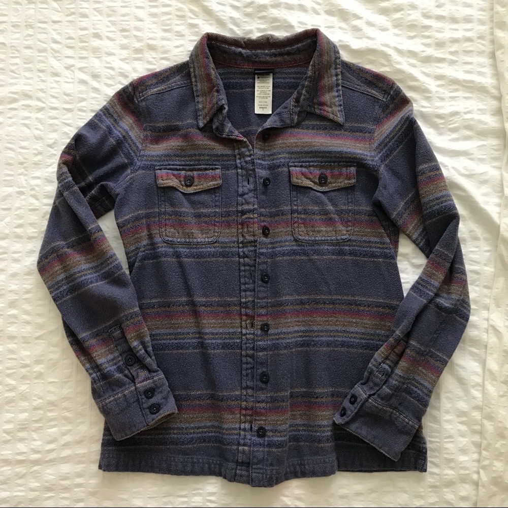 Patagonia Purple Button-up Flannel